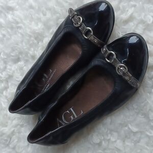 AGL leather  flats